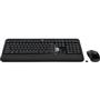 Logitech 920-008808 Advanced Wireless Combo Klavye & Mouse Siyah Set Caps Lock Işıklı