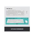 Logitech 920-010089 MK295 Kablosuz Beyaz Klavye Mouse Set_1)