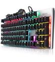 Philips SPK8404 Mekanik Gaming Oyuncu Klavyesi İngilizce Q Klavye RGB LED IŞIK (Kablo Uzunluğu 1,60cm) Caps Lock Tuşu_1)
