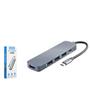 HADRON HDX7044 TYPE-C HUB 4-USB3.0 + DC SV GRİ