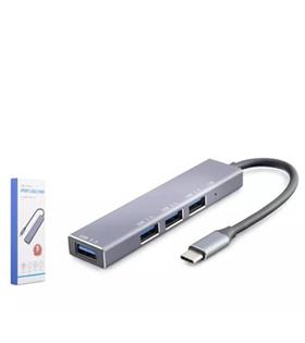 HADRON HDX7043 TYPE-C HUB 4-USB3.0 GRİ