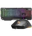 Rampage KM-R96 ELEMENTAL Siyah RGB Aydınlatmalı Q Oyuncu Klavye ve Mouse Gaming Set 7200dpı