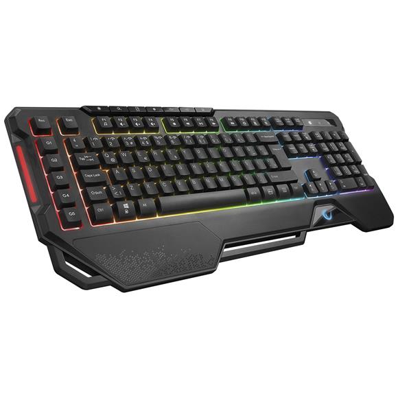 Rampage KM-R96 ELEMENTAL Siyah RGB Aydınlatmalı Q Oyuncu  Klavye ve Mouse Gaming Set 7200dpı