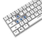Rampage KB-RX63 B-ATOM Beyaz Bluetooth RGB Backlight Blue Switch Mekanik Q 63 Tuşlu Oyuncu Klavyesi_1