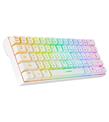 Rampage KB-RX63 B-ATOM Beyaz Bluetooth RGB Backlight Blue Switch Mekanik Q 63 Tuşlu Oyuncu Klavyesi