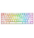 Rampage KB-RX63 B-ATOM Beyaz Bluetooth RGB Backlight RED SWITCH Mekanik Q 63 Tuşlu Oyuncu Klavyesi_1)
