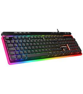 Rampage SHINE K14 Siyah USB RGB Backlight Membrane Gaming Oyuncu Klavye