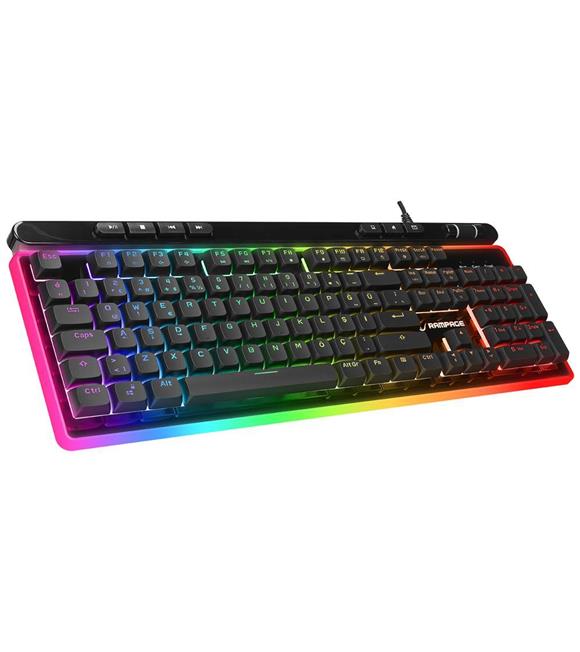 Redragon Usas K553 RGB Blue Switch Türkçe Q Mekanik Oyuncu Klavyesi