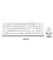 A4 Tech F1010 Q Usb Beyaz Fn-Mm Klv+Optik Mouse Set_1)