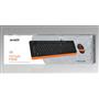 A4 Tech F1010 Q Usb Turuncu Fn-Mm Klv+Optik Mouse Set