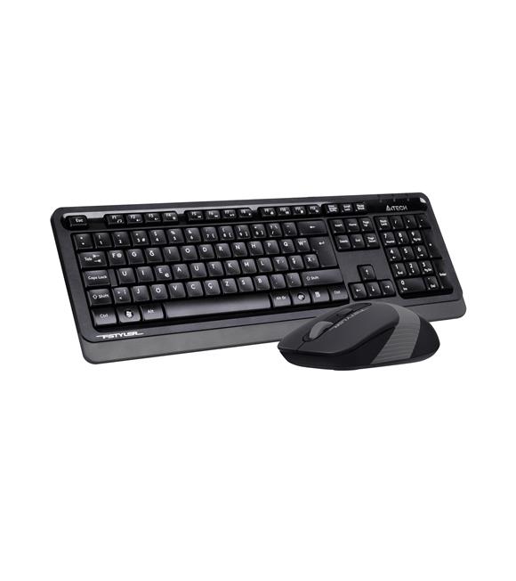 A4 Tech Fg1010F 2.4G Gri F Klavye Fn-Mm Klv+Optik Mouse Kablosuz Set