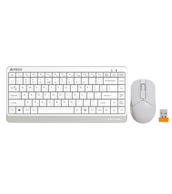 A4 Tech Fg1112 2.4G Beyaz Q Fn-Mm Klv+Optik Mouse Set
