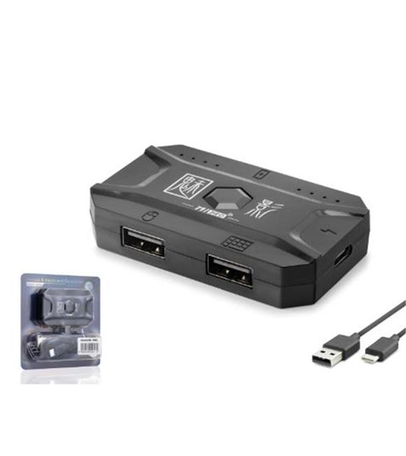 Nodar HADRON M1 PRO Klavye Mouse Dönüştürücü 5.0 Type-C Siyah Medya Dönüştürücü