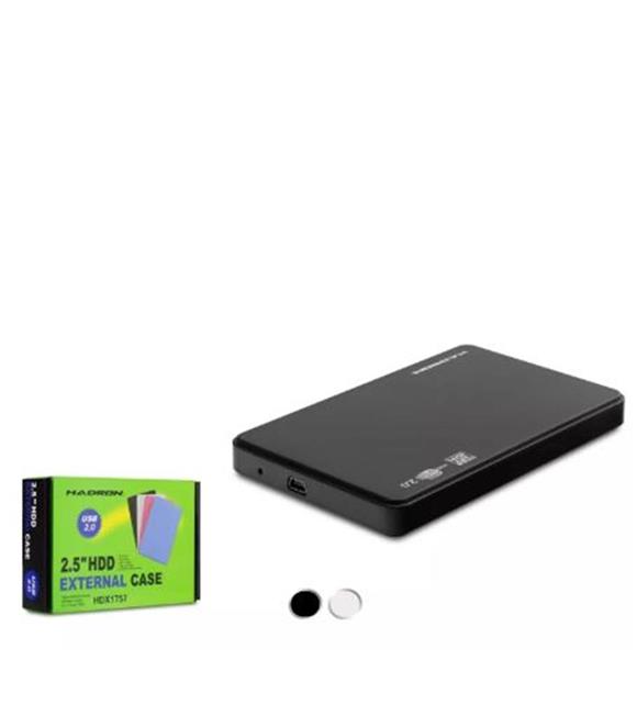 HADRON HDX1757 HDD KUTU USB2.0 PLASTİK SATA 2.5