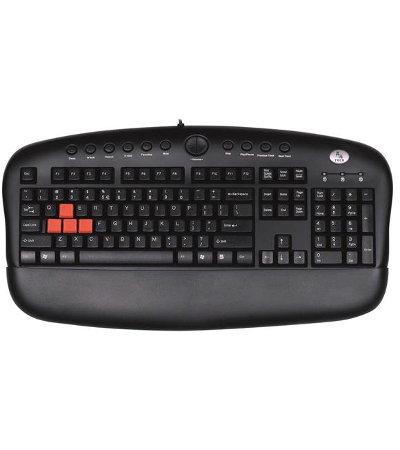 A4 Tech Kb-28G Siyah Usb Multımedya Gamer Klavye_1