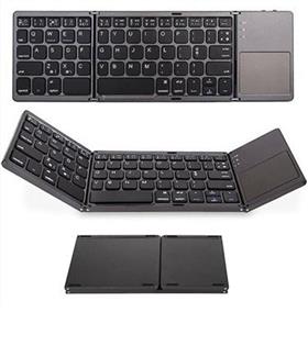 Sline Y-041 Katlanabilir Kablosuz Bluetooth Klavye Touchpadli Taşınabilir