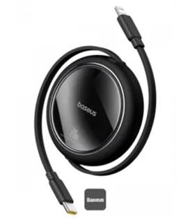 Baseus P10364501111-00 Free2Pull Makaralı Şarj Kablosu USB-C-Lightning 20W 1m