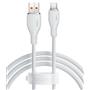 Baseus P10355703221-00 Pudding Hızlı Şarj Özellikli USB Type-C 100W Kablo 1.2M Beyaz