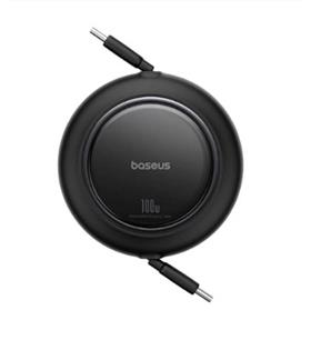 Baseus P10364500113-00  Free2 Pull Mini Kablolu USB-C 100W Şarj Kablosu Siyah