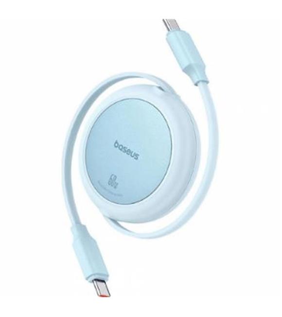 Baseus P10364500311-01 Free2 Pull 1m Şarj Kablo USB-C Mavi