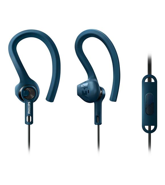 Philips SHQ1405BL-00 Actionfit Çengelli Sporcu Mikrofonlu Kulaklık