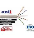 Onli U-UTP 23 AWG CCA 500 Metre Turuncu Cat6 Kablo Ağ Kablosu ve Konnectörler