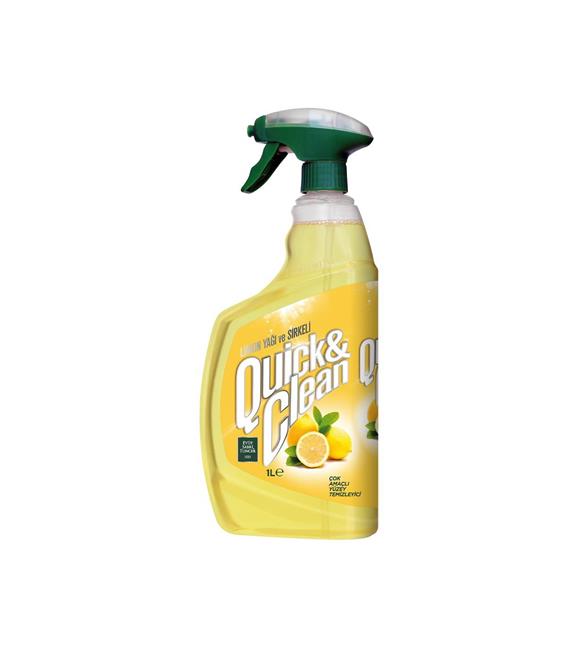 Eyüp Sabri Tuncer 1LT QUİCK&CLEAN Limon Yağı Sirkeli Yüzey Temizleyici