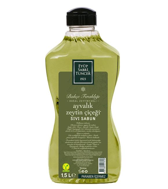 Eyüp Sabri Tuncer 1,5lt Ayvalık Zeytin Çiçeği Sıvı Sabun Doğal Zeytinyağlı