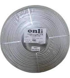 Onli 2+1 PE 1x0,50 mini Coax 2x0,50mm 100 metre Dış Ortam CCA Kamera Kablosu