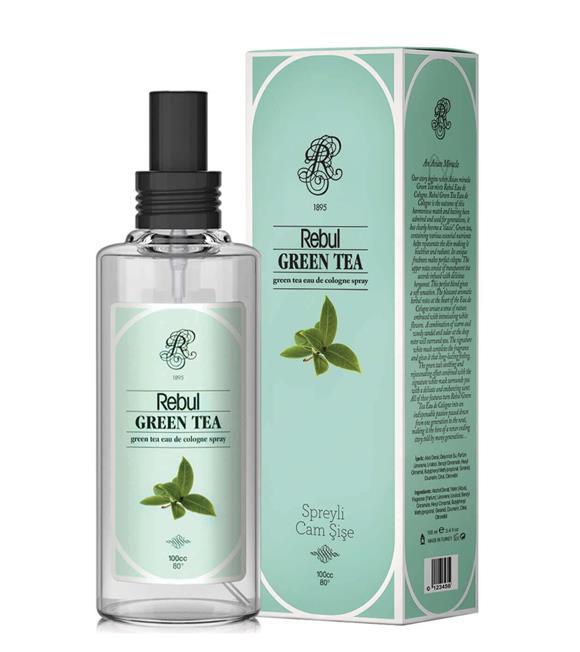 Rebul Green Tea 100 ml Spreyli Kolonya