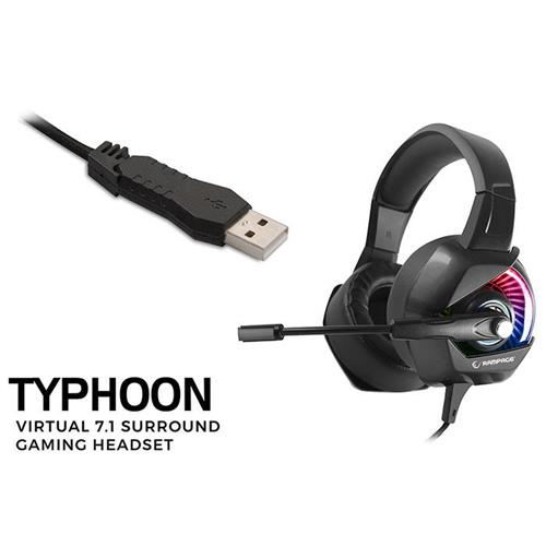 Rampage RM-K66 TYPHOON Siyah USB 7,1 Version RGB Ledli Gaming Oyuncu Mikrofonlu Kulaklık Kategorilere Göre İndirimler Ve Fırsat Ürünleri