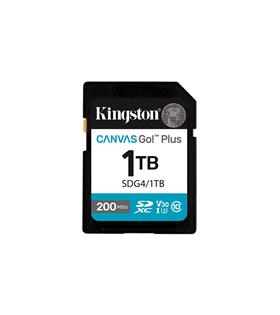 Kingston SDG4-1TB 1TB SDXC Canvas Go Plus Gen4 200MB-s C10 UHS-I U3 V30 Hafıza Kartı
