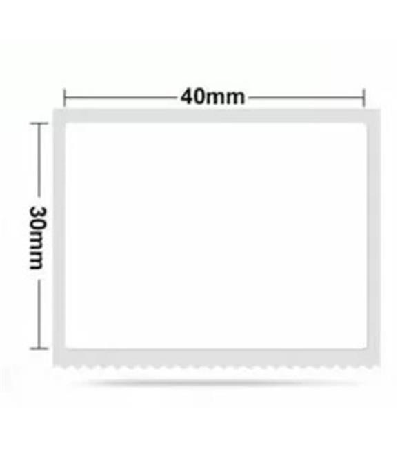 NIIMBOT T40-30-230WHITE Beyaz 40X30MM Termal Etiket