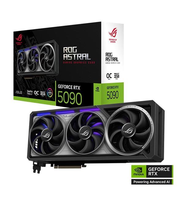 Asus Rog Astral GeForce RTX5090 OC 32GB GDDR7 512 Bit ROG-ASTRAL-RTX5090-O32G-GAMING Ekran Kartı