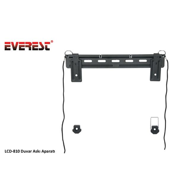 Everest LCD-810 23" 42" Güvenlik Kilitli Kablo Tutuclu Duvar Askı Aparatı Monitör ve Tv Askıları