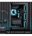 Aerocool AE P500C BK 4x12cm Mirror A-RGB Fanlı, Panoramik Tempered Panel, ATX_1)