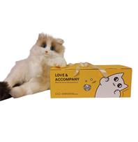 B&d BD-CAT008 Büyük Kedi Sırt Çantası Beyaz-Kahverengi