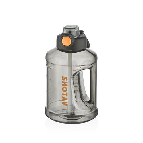 Shotay ST-6291 1500ml Siyah Pipetli Matara Matara Ve Termos Fırsatları