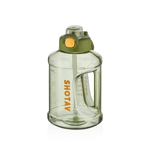 Shotay ST-6291 1500ml Yeşil Pipetli Matara Okula Dönüş 2026 — Çanta, Defter, Kalem Ve Matara İndirimleri