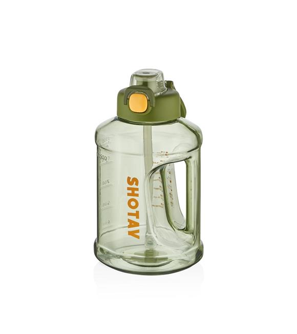 Shotay ST-6291 1500ml Yeşil Pipetli Matara