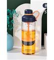 Shotay ST-6637 680ml Süzgeçli Lacivert Tritan Matara