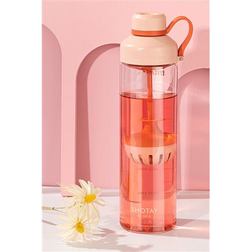 Shotay ST-6637 680ml Süzgeçli Pembe Tritan Matara Okula Dönüş 2026 — Çanta, Defter, Kalem Ve Matara İndirimleri