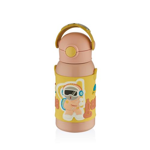 Shotay ST-8812 600ml Askılı Pipetli Pembe Çift Kapak Çelik Matara Okula Dönüş 2026 — Çanta, Defter, Kalem Ve Matara İndirimleri