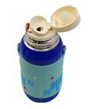 Shotay ST-8812 600ml Askılı Pipetli Mavi Çift Kapak Çelik Matara_2)