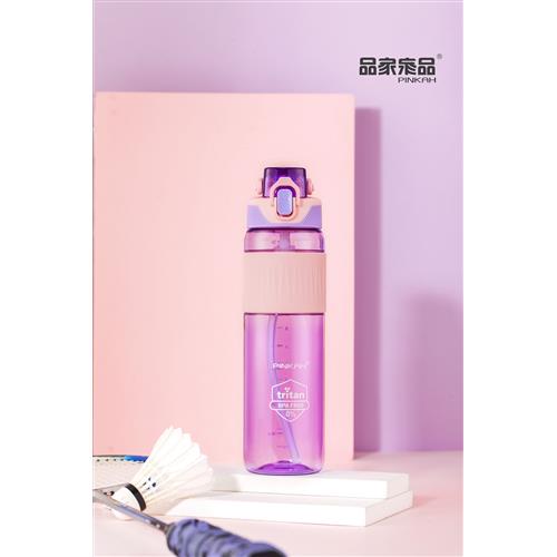 Pinkah Pınkah PJ-756 750ml Pipetli Pembe Tritan Matara Okula Dönüş 2026 — Çanta, Defter, Kalem Ve Matara İndirimleri