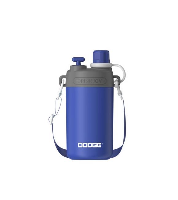 Dodge DB-23694 580ml Askılı Pipetli Mavi Çelik Matara
