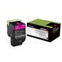 Lexmark 80C8SM0 2.000 Sayfa Magenta Kırmızı Toner CX310-410-510 808SM