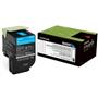 Lexmark 80C8XC0 4.000 Sayfa Cyan Mavi Toner CX510 808XC