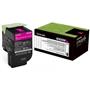 Lexmark 80C8XM0 4.000 Sayfa Magenta Kırmızı Toner CX510 808XM