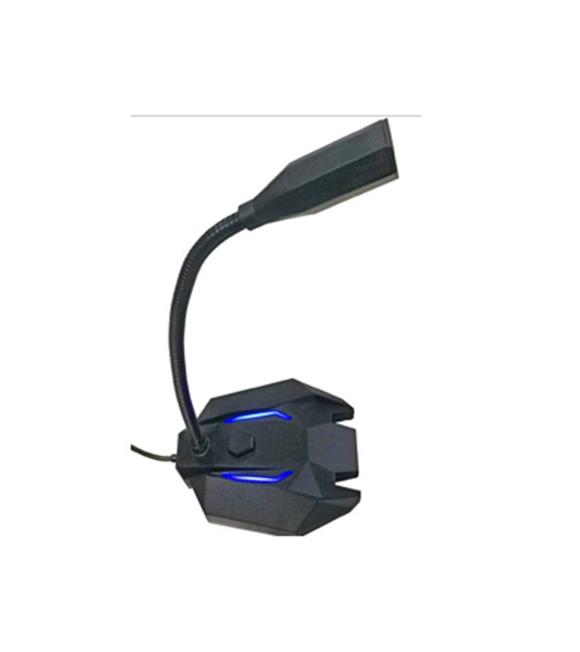 Snopy SN-110M Siyah Led Işıklı Usb Gaming Oyuncu Masaüstü Mikrofon